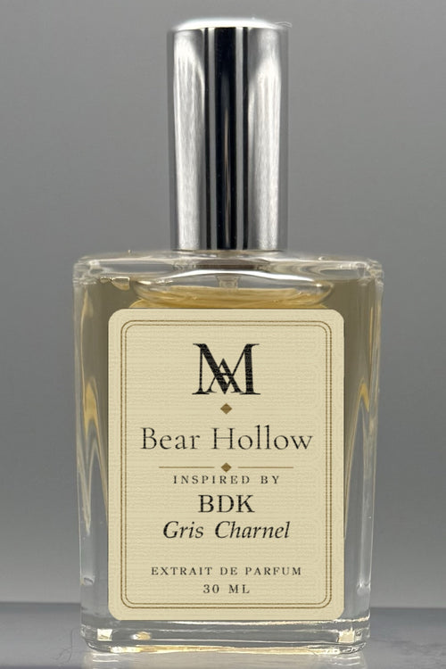 Maison Appalachia Bear Hollow extrait de parfum bottle, inspired by BDK Parfums Gris Charnel