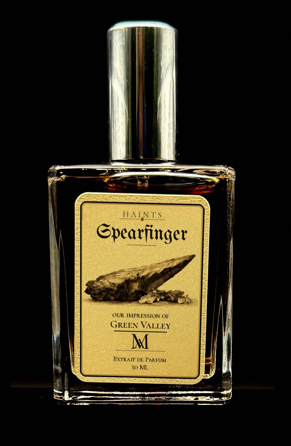 Maison Appalachia Spearfinger extrait de parfum bottle, inspired by Creed Green Valley