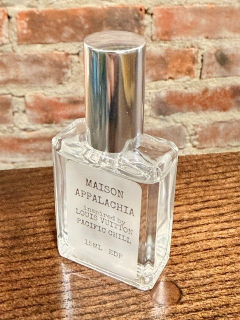 Brume du Pacifique — Inspired by Louis Vuitton Pacific Chill · Maison Appalachia · Soleil Collection · Extrait Strength Perfume Spray · 15 ml