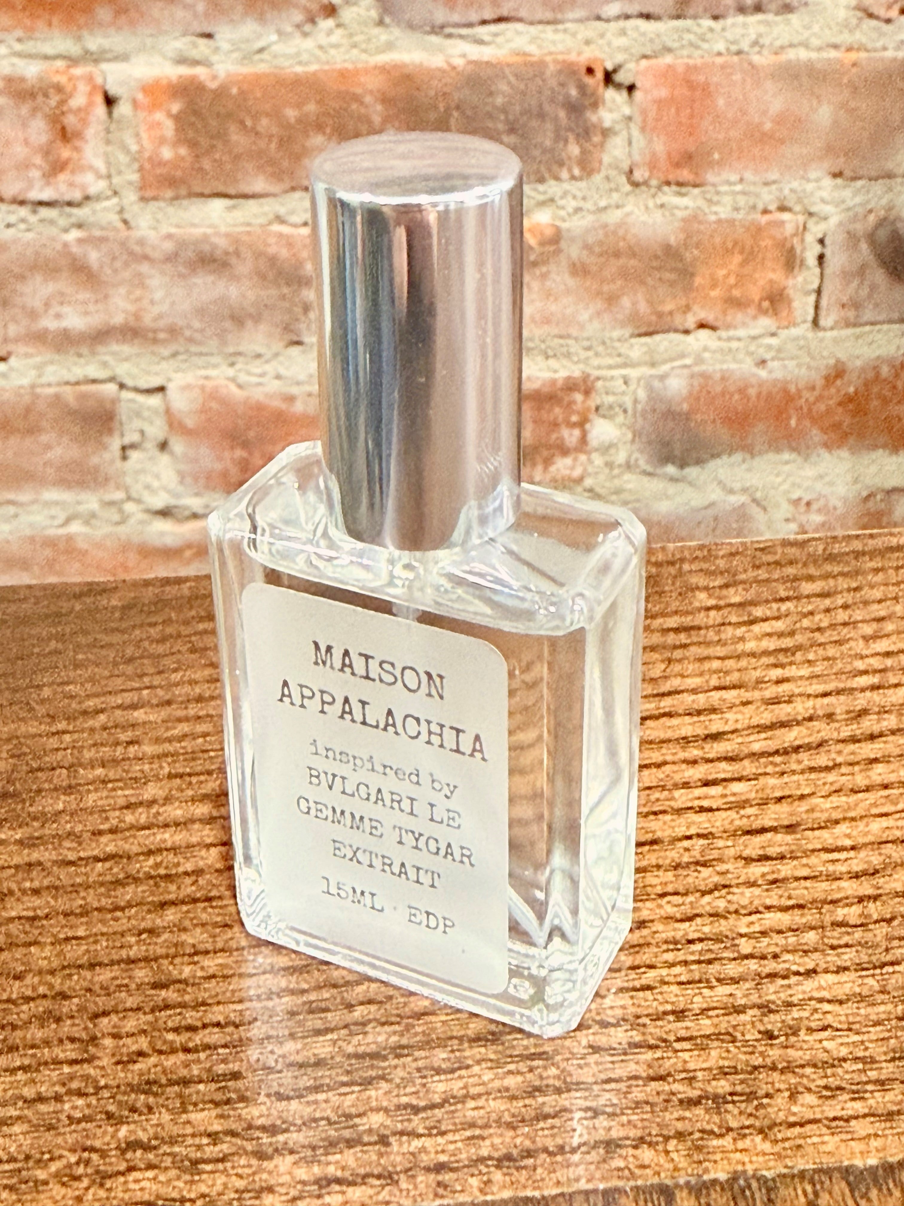 Oeil de Tigre — Inspired by Bvlgari Tygar Extrait · Maison Appalachia · Extrait Strength Perfume Spray · 15 ml